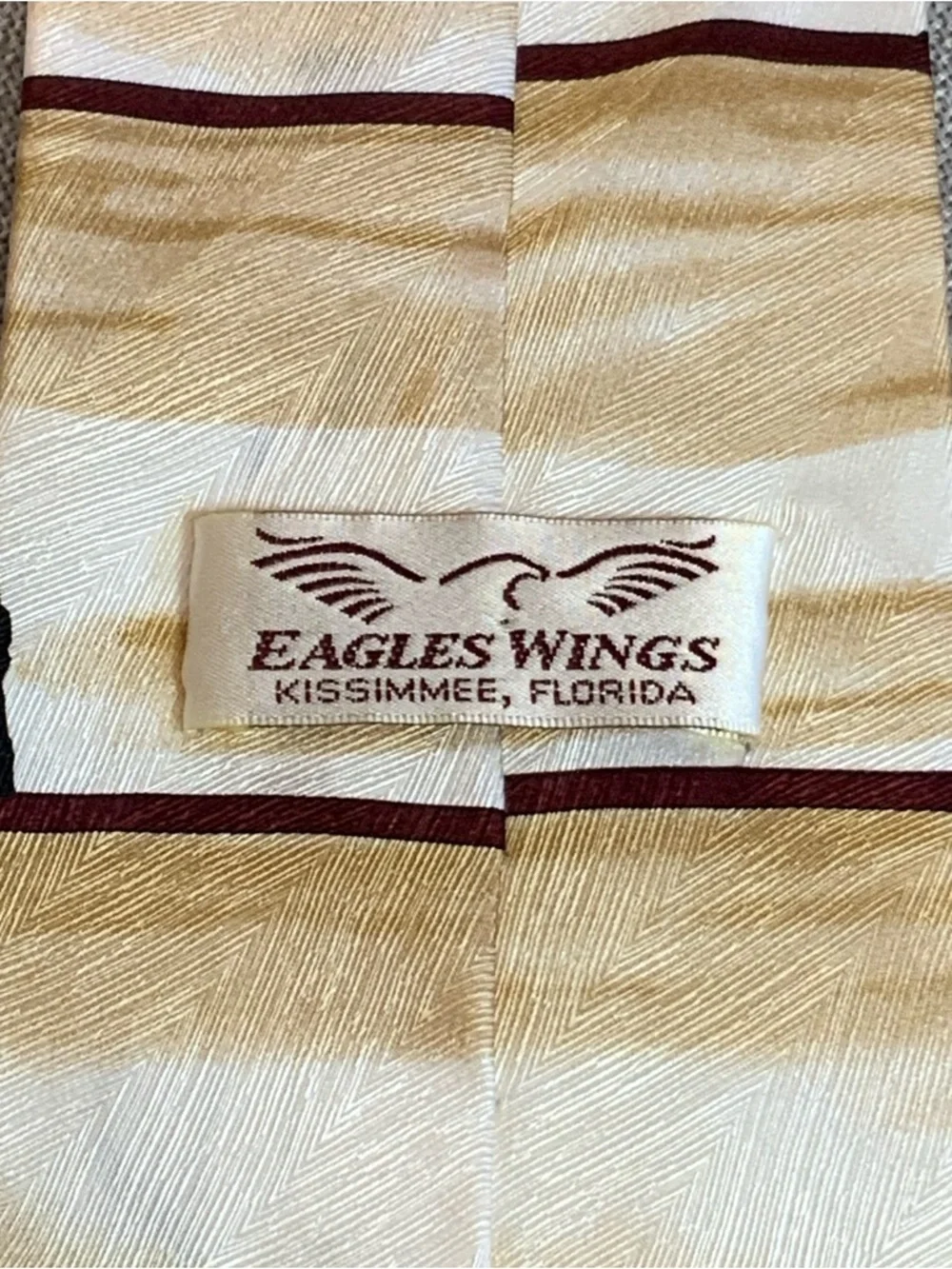 Christian Biblical Scenes Silk Tie Eagles Wings Church Necktie